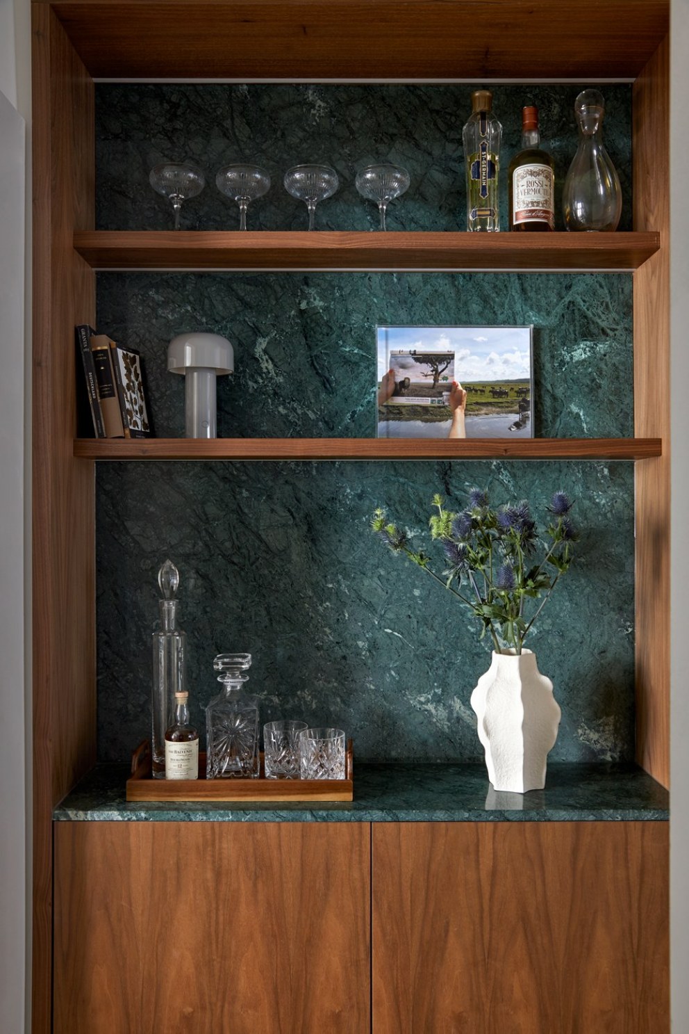 Flat within Grade II Listed Mansion House | Bar Area | Interior Designers